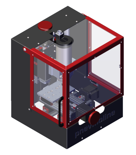 Учебный фрезерный станок с ЧПУ Пневмолайн FCNC-3