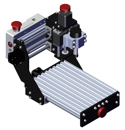 Учебный фрезерный станок с ЧПУ Пневмолайн FCNC-4