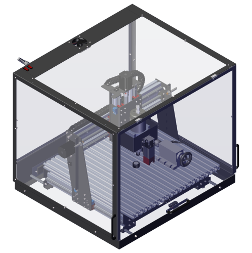 Учебный фрезерный станок с ЧПУ Пневмолайн FCNC-1